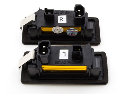 BMW E39 E46 E60 E61 E70 E71 E90 E91 E92 E93 F10 F18 F30 F31 lampki podświetlenia tablicy rejestracyjnej LED 2 szt. kpl.