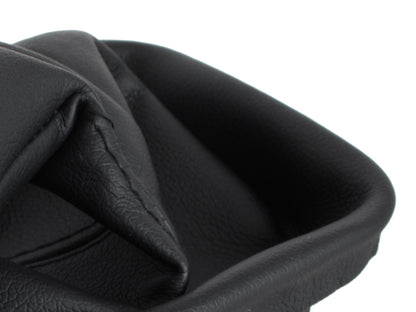 BMW 3 E36 90-00 BLACK ECO-LEATHER gear knob + gaiter with frame 5 SPEED