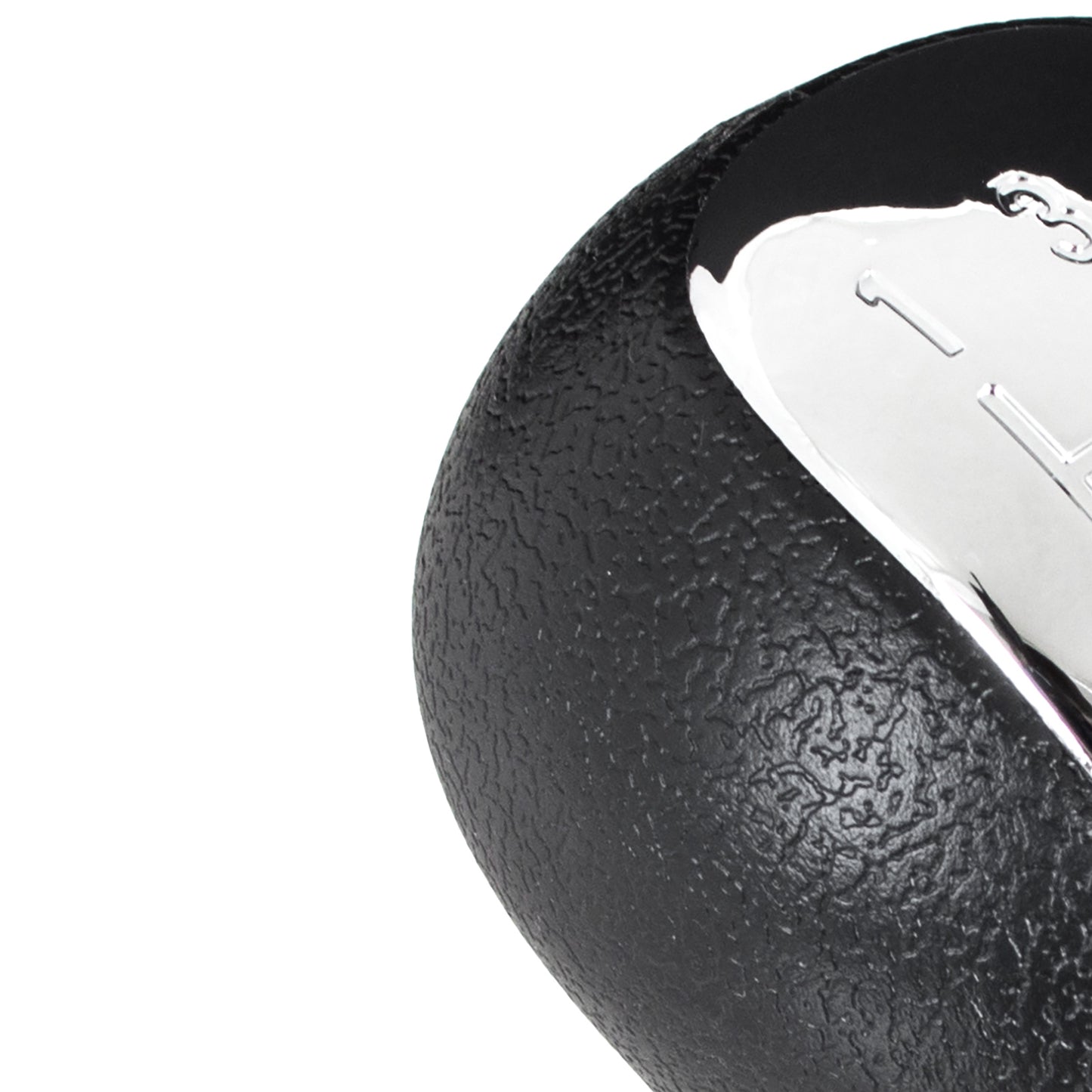 Chevrolet Spark 11-16 gear knob BLACK + CHROME 5 SPEED