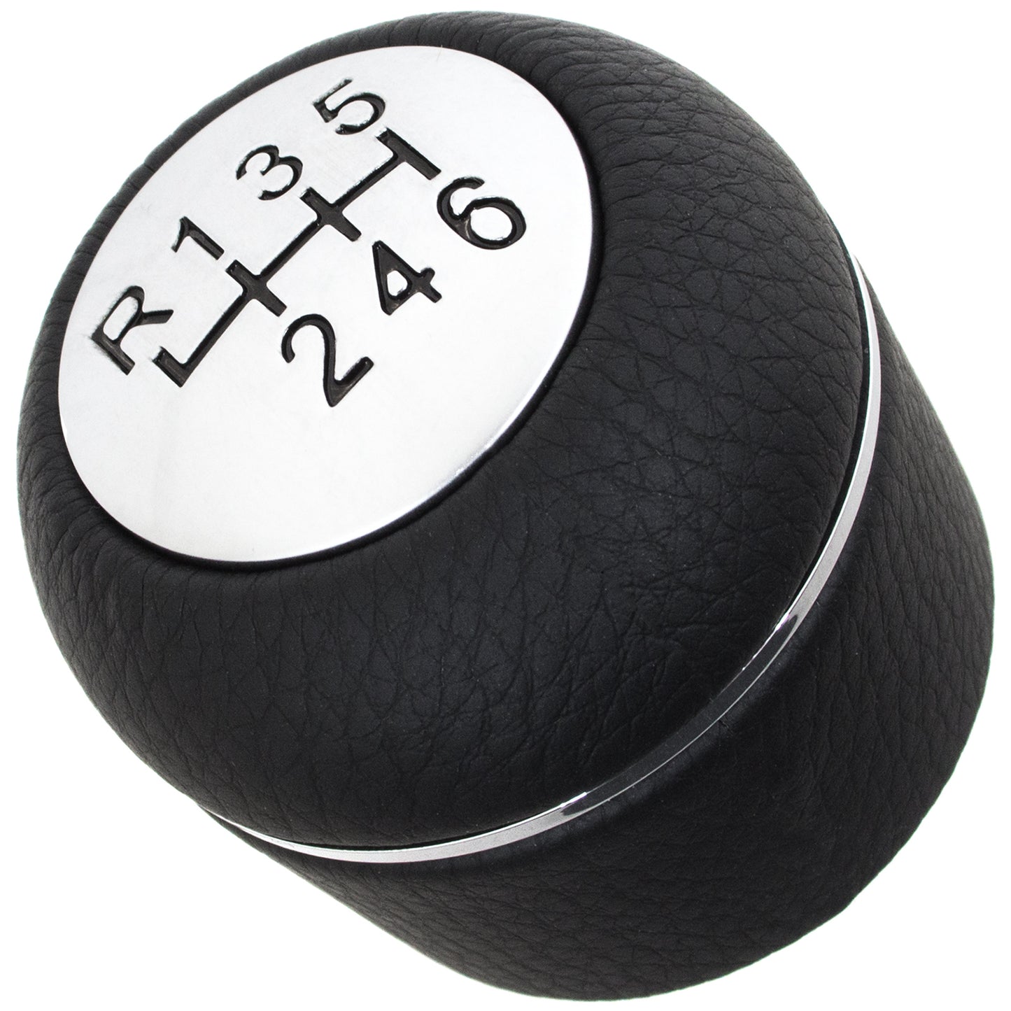 Alfa Romeo Brera 05-14 gear knob BLACK + SILVER 6 SPEED