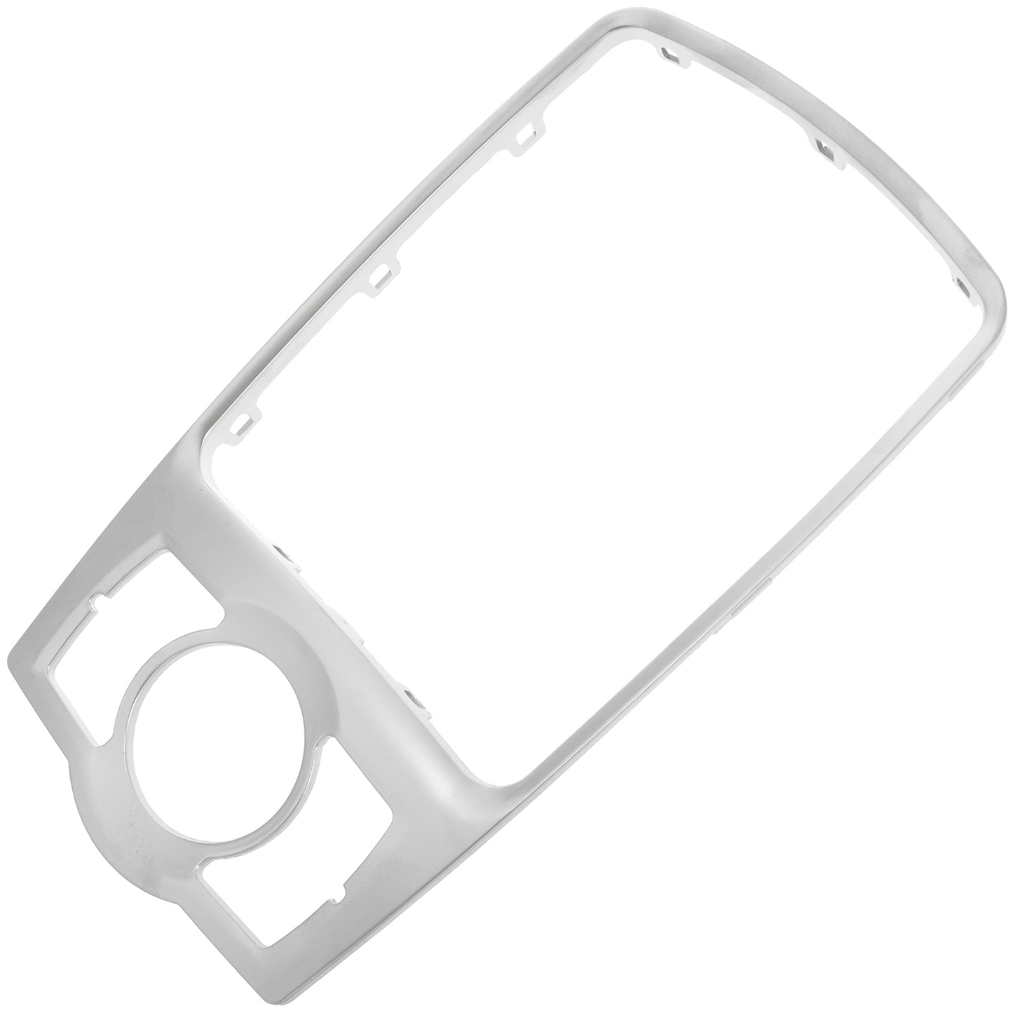 Audi A6 C6 04-11 center console MMI frame SILVER