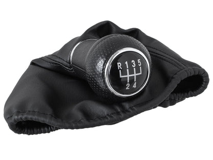 Seat Leon I 99-06 gear knob BLACK + GAITER 5 GEARS