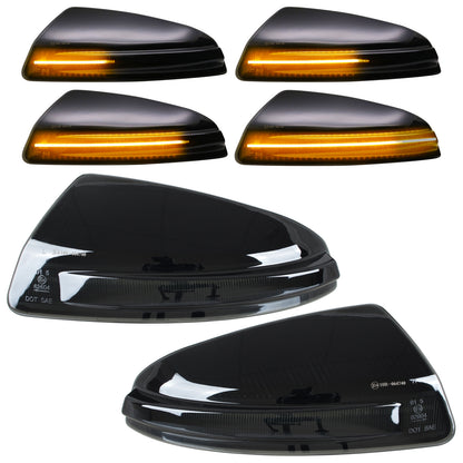 Mercedes Vito W639 03-10 left + right SMOKED DYNAMIC LED mirror indicator 2 pcs SET