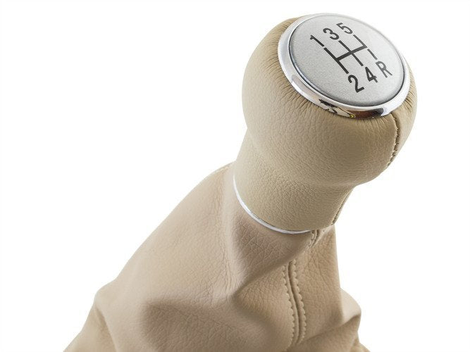 Audi A6 C5 97-04 gear knob BEIGE + GAITER 5 SPEED