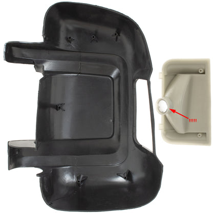 Fiat Ducato III 2006- exterior mirror housing + INDICATOR right