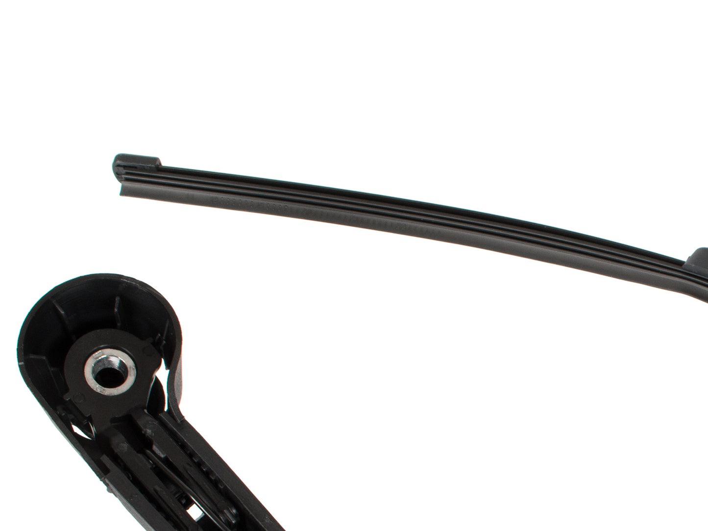 VW T5 Transporter 03-15 rear wiper arm + blade VERSION WITH RIGHT DOORS + rear window washer nozzle 2 pcs SET