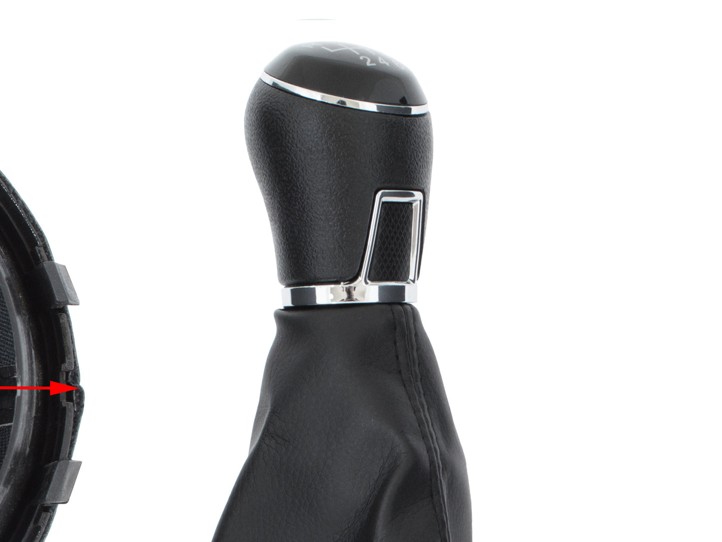 VW Touran II 10-16 gear knob + GAITER 6 SPEED