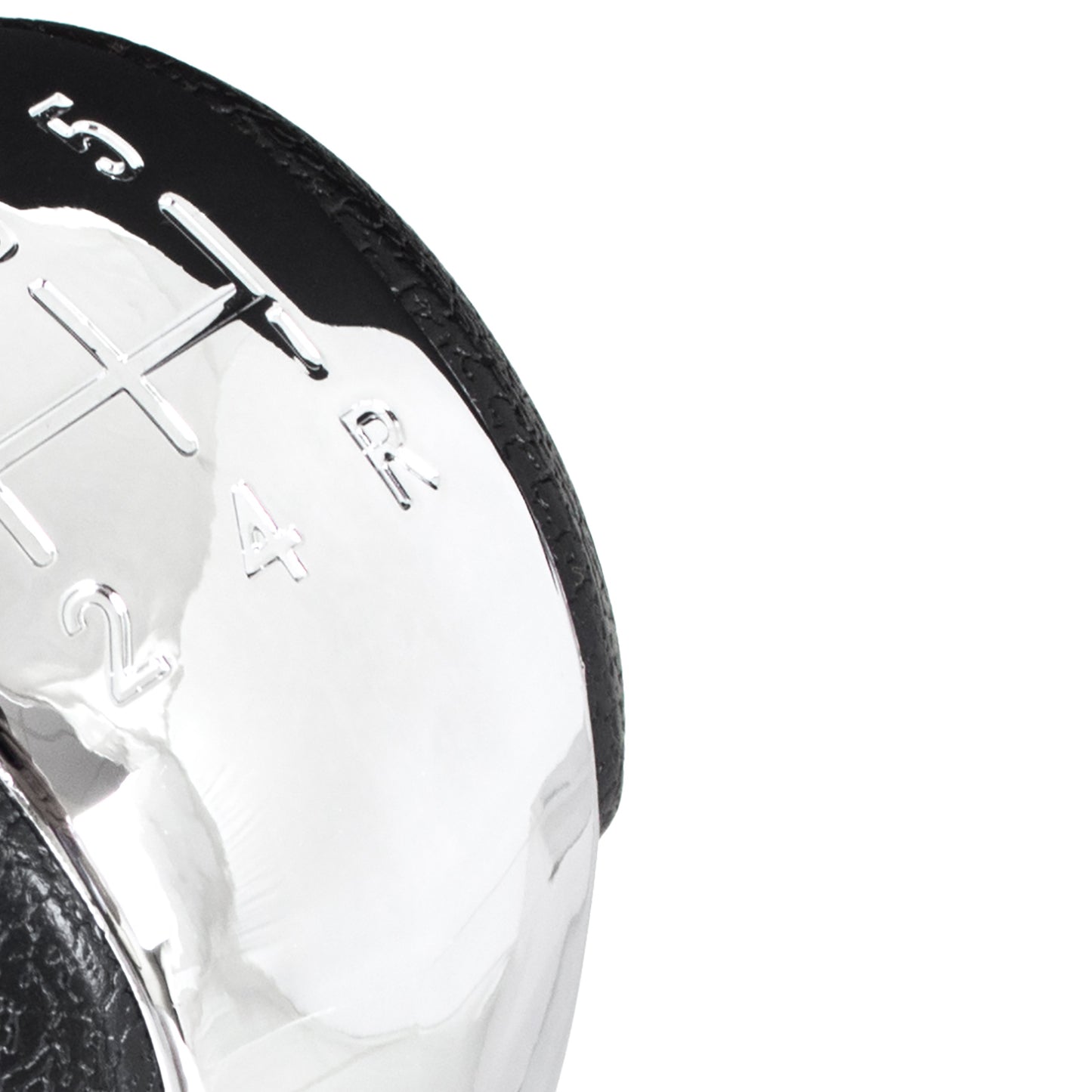Chevrolet Spark 11-16 gear knob BLACK + CHROME 5 SPEED