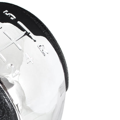 Chevrolet Spark 11-16 gear knob BLACK + CHROME 5 SPEED