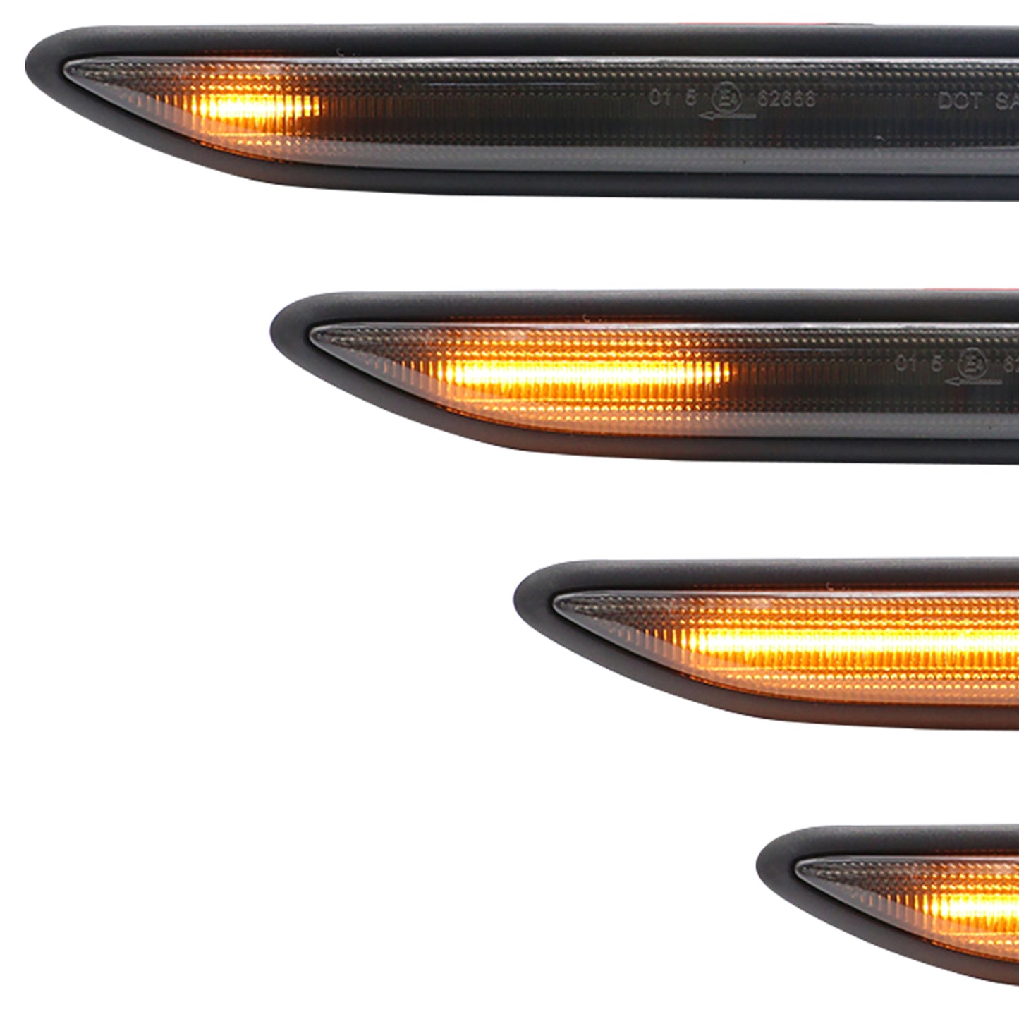 Ford Mondeo IV 07-15 LED Side Indicator SMOKED DYNAMIC 2 pcs. SET
