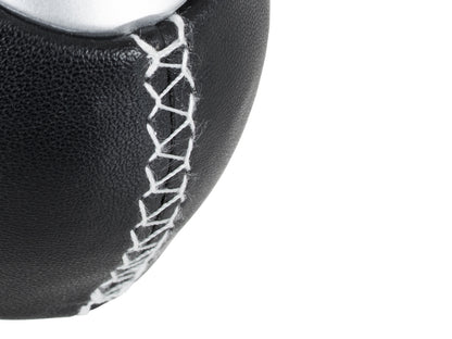 Renault Espace IV Gear knob 6 SPEED BLACK LEATHER + SILVER