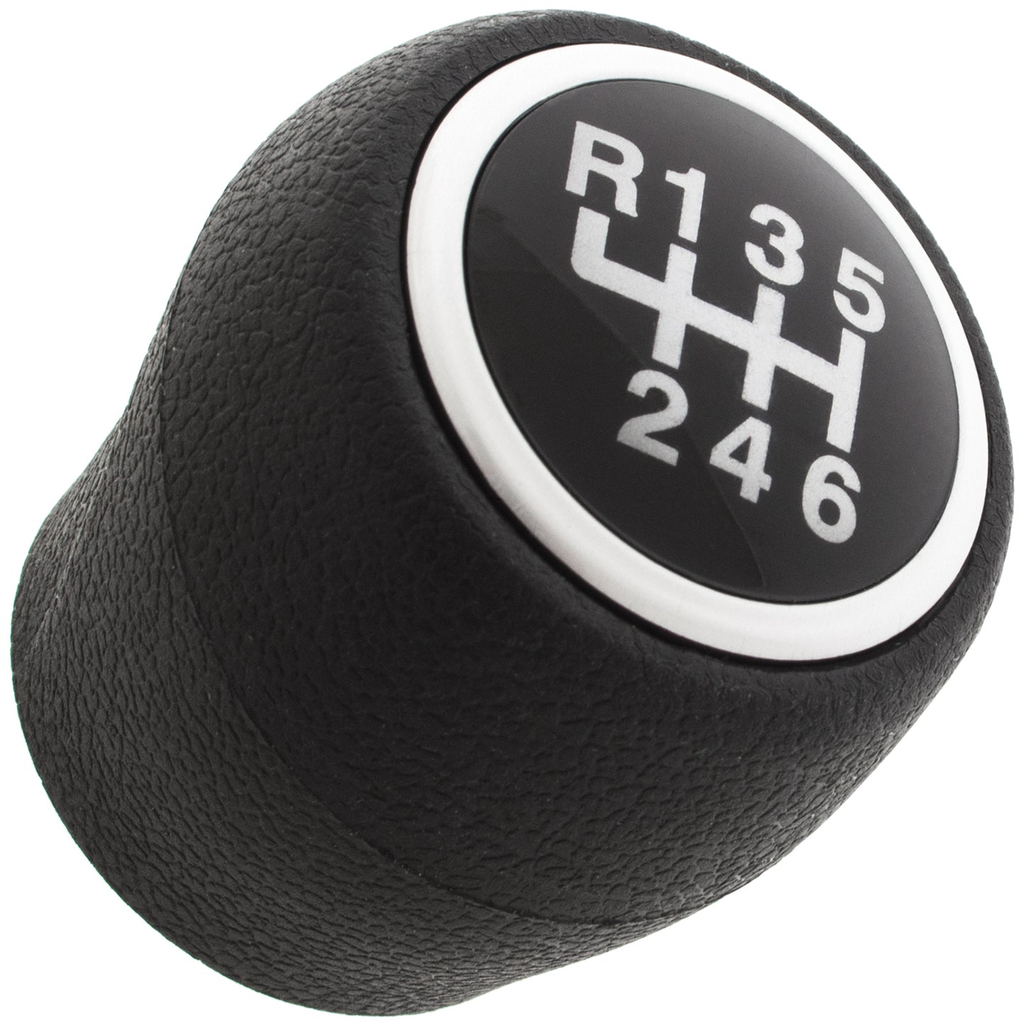 Fiat Grande Punto 2005 - BLACK + SILVER 6-SPEED Gear Knob