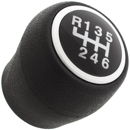 Fiat Grande Punto 2005 - BLACK + SILVER 6-SPEED Gear Knob