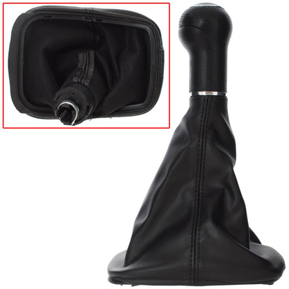 VW Golf IV 98-05 BLACK gear knob + GAITER 12 MM HOLE