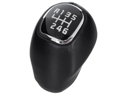 Kia Venga 09-15 gear knob BLACK LEATHER 6 SPEED