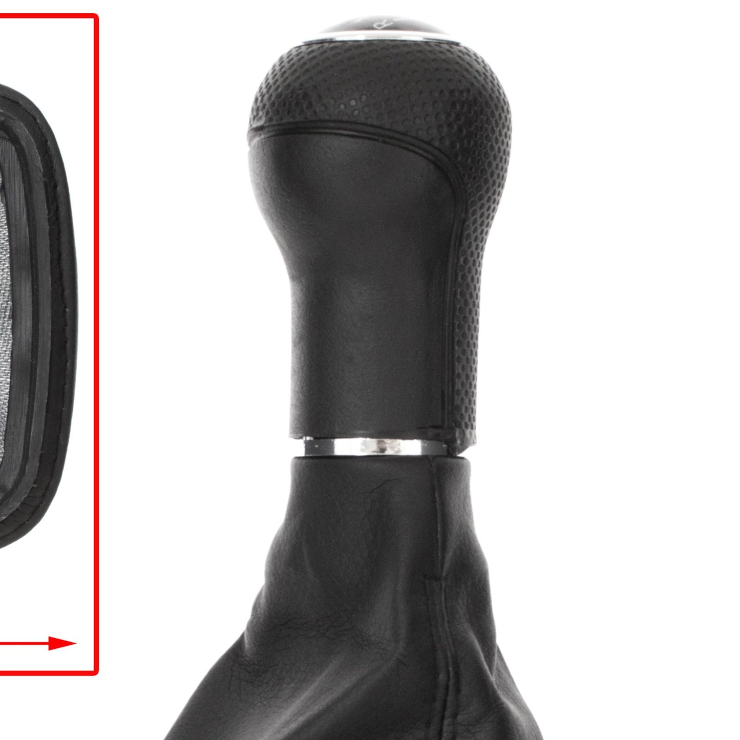 VW Golf IV 98-05 gear knob BLACK + gaiter