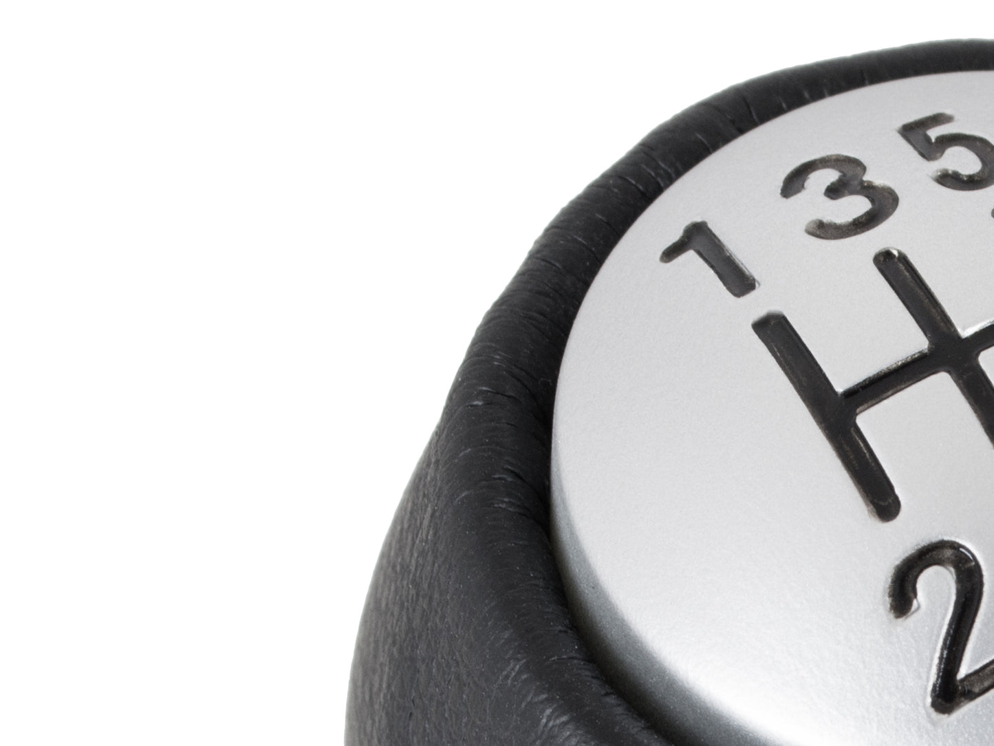 Alfa Romeo 147 00-10 gear knob BLACK + SILVER 5 SPEED