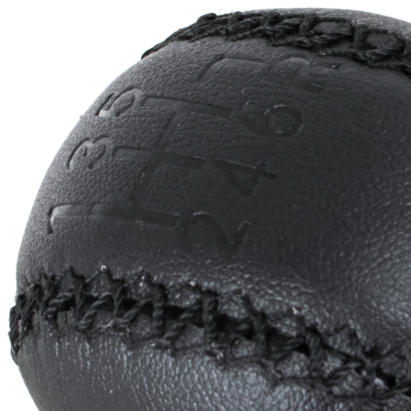 Volvo S60 01-09 gear knob BLACK ECO-LEATHER 6 SPEED