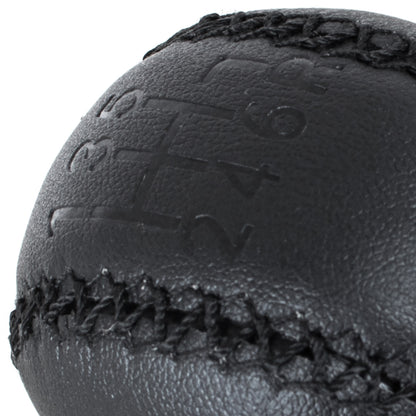 Volvo S60 01-09 gear knob BLACK ECO-LEATHER 6 SPEED