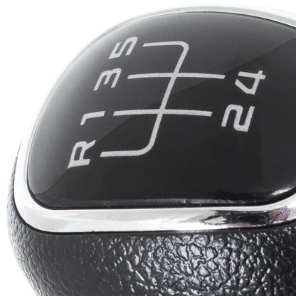 Skoda Rapid 12-19 gear knob BLACK 5 SPEED