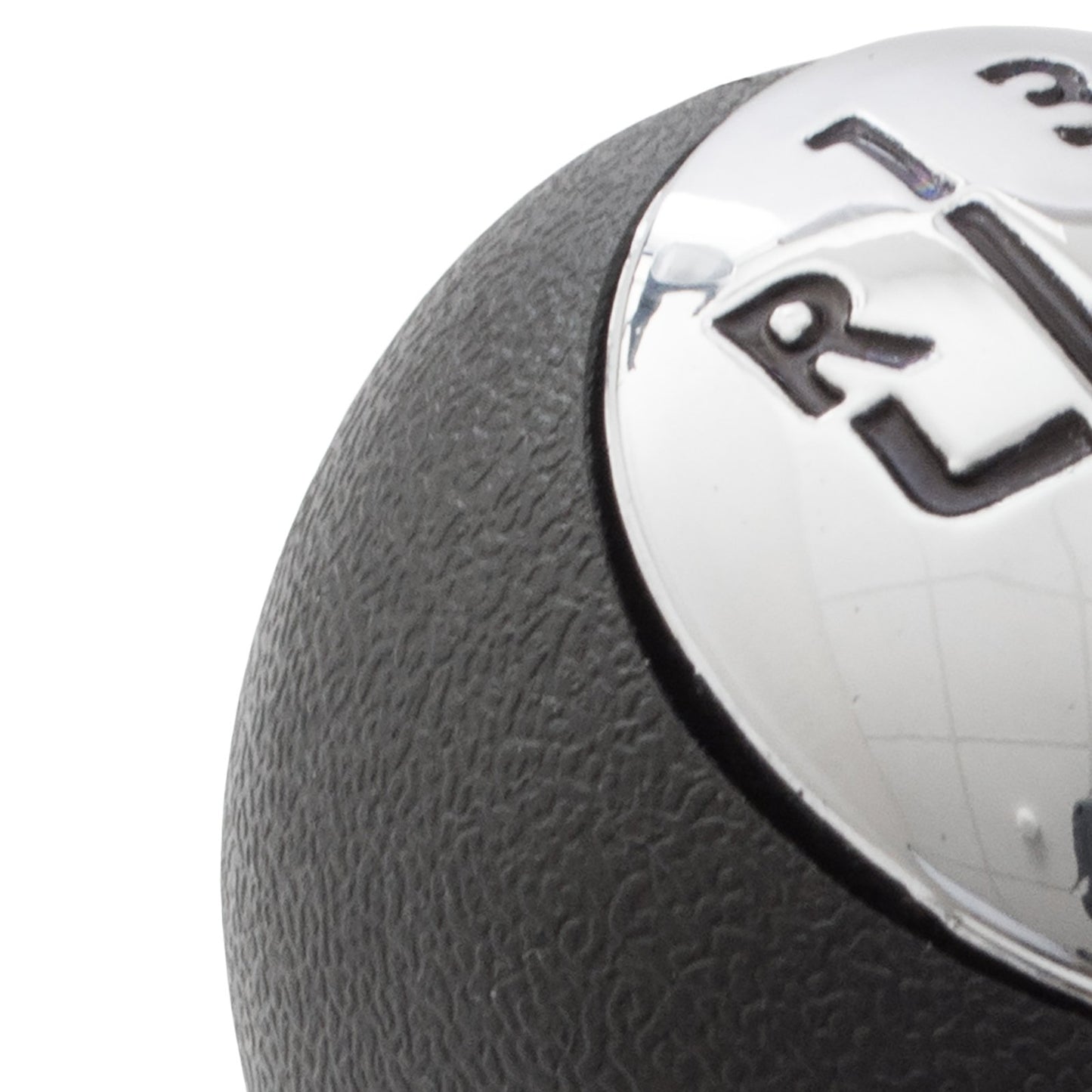 Renault Clio III 05-09 gear knob 5 GEARS BLACK + CHROME