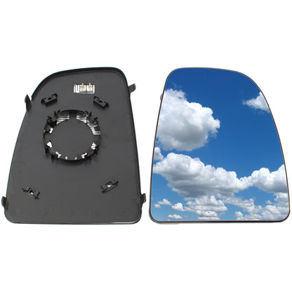 Fiat Ducato 2006- mirror insert UPPER HEATED right