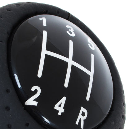 Mazda 3 06-12 gear knob BLACK ECO-LEATHER 5-SPEED