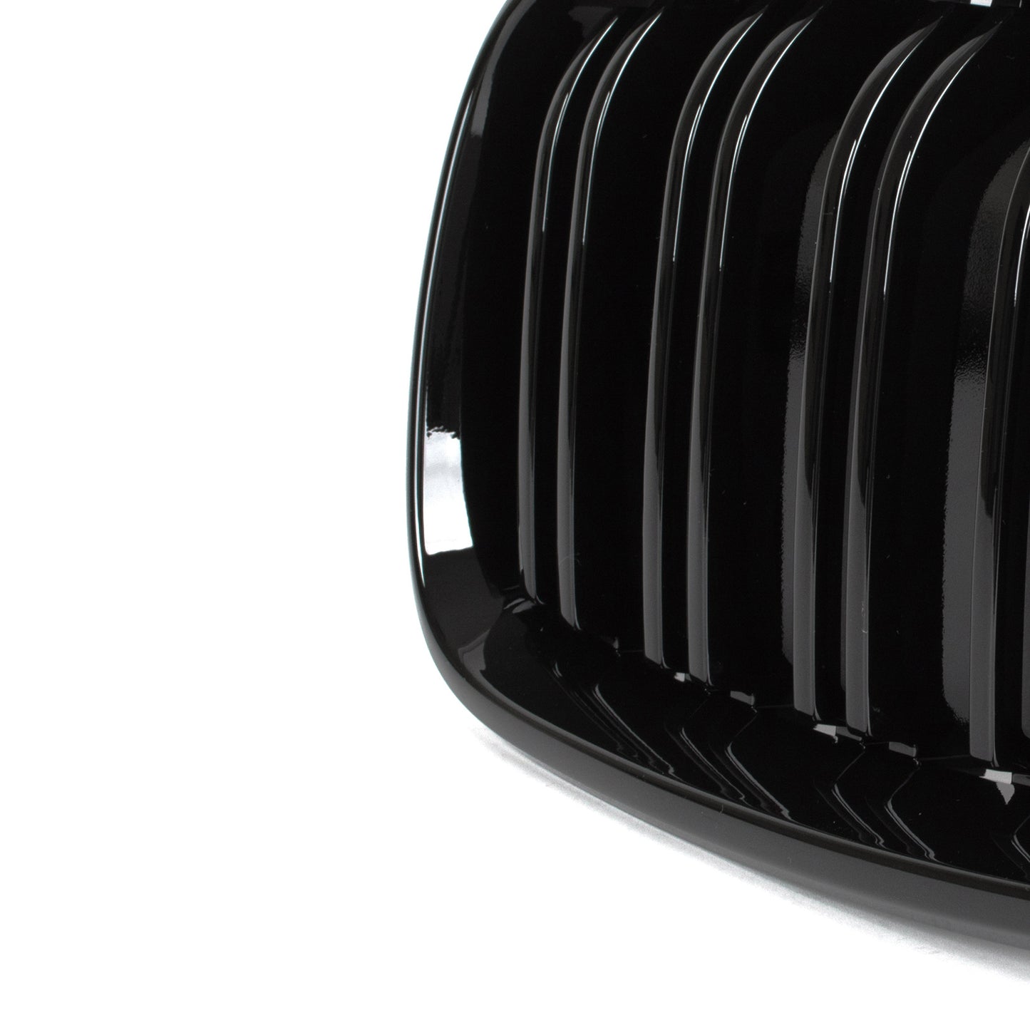 BMW 2 F23 2014- kidney grilles left + right set. BLACK GLOSSY DOUBLE BAR