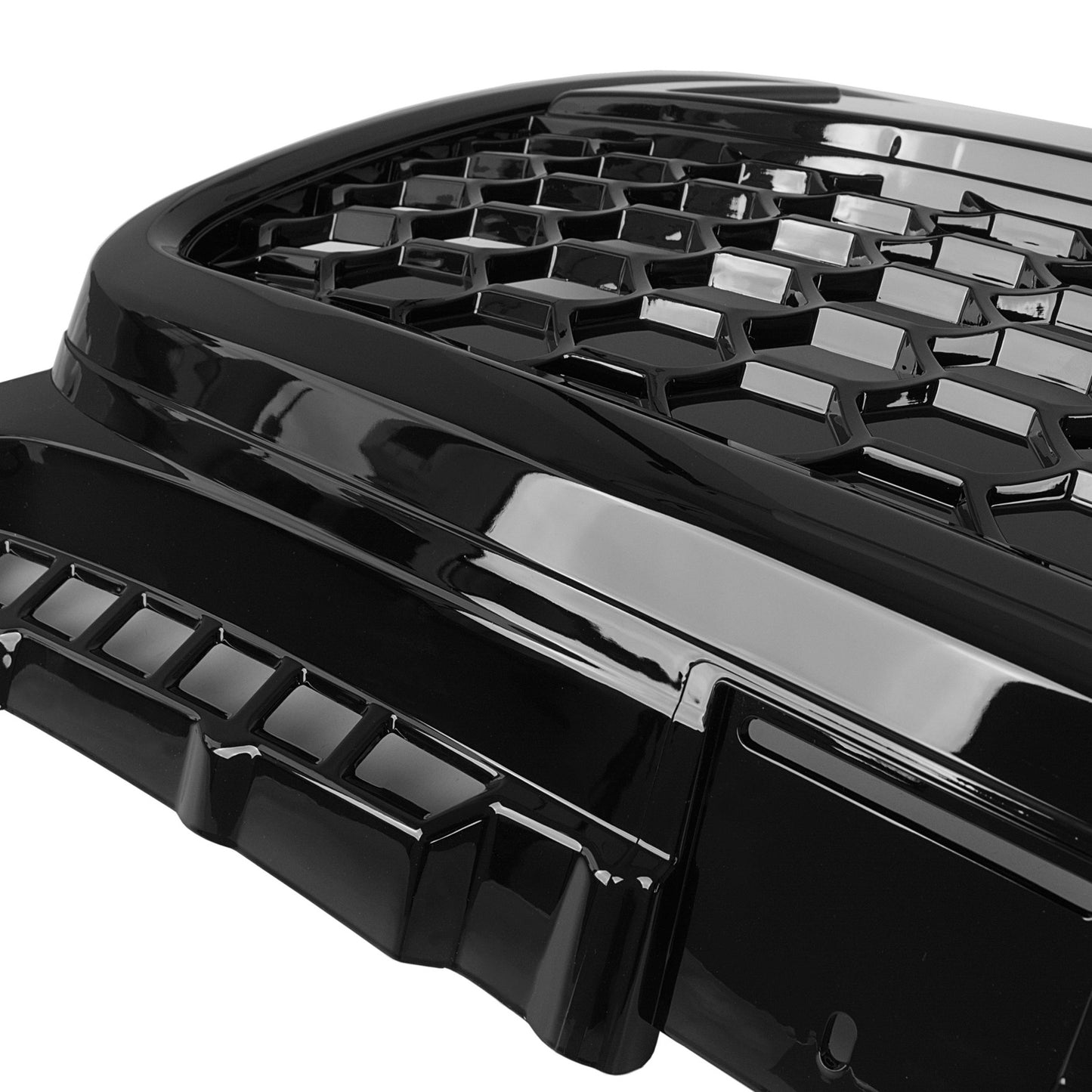 AUDI A3 8P 04-08 Atrapa między reflektory (grill) RS LOOK PLASTER MIODU BLACK