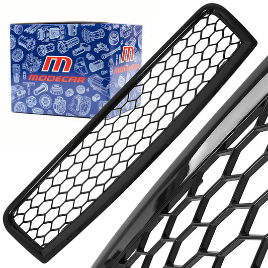 AUDI A4 B6 00-04  Atrapa między reflektory (grill) RS LOOK PLASTER MIODU BLACK