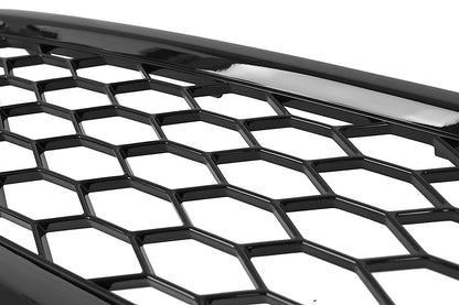 AUDI A4 B6 00-04  Atrapa między reflektory (grill) RS LOOK PLASTER MIODU BLACK
