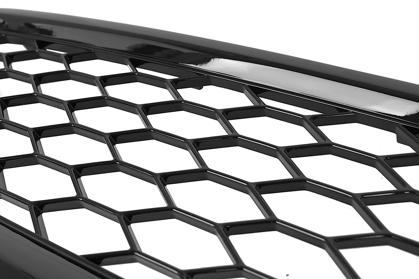 AUDI A4 B6 00-04  Atrapa między reflektory (grill) RS LOOK PLASTER MIODU BLACK