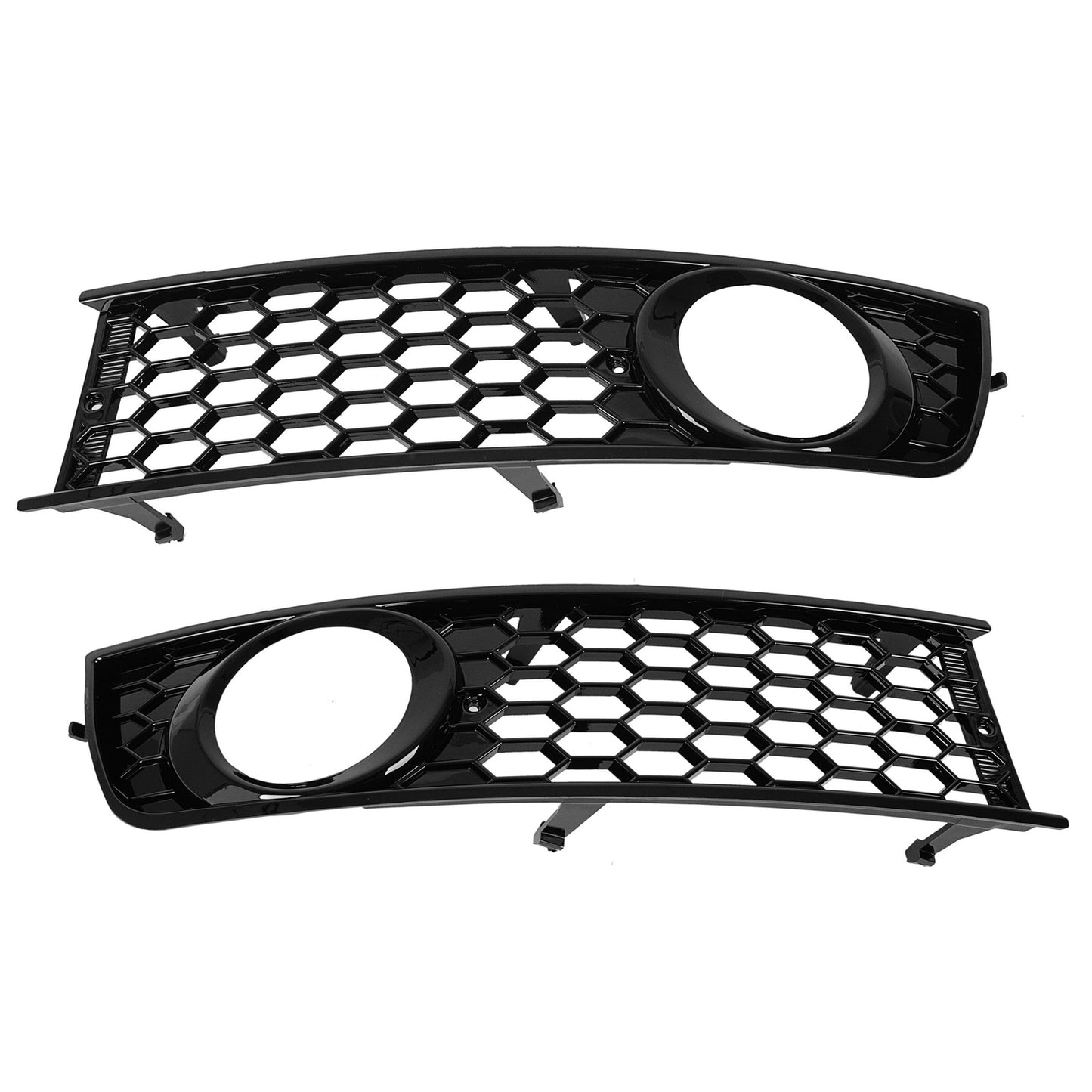 AUDI A4 B6 00-04 Atrapki zderzaka RS LOOK BLACK 3szt KPL