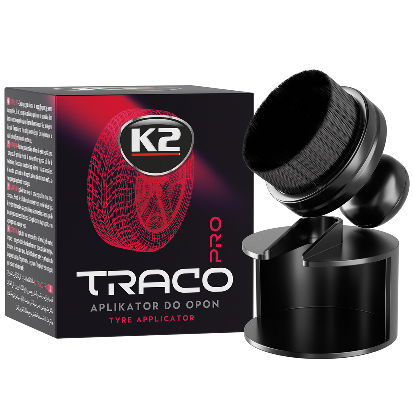 Aplikator do opon z gęstym włosiem K2 TRACO PRO D7040