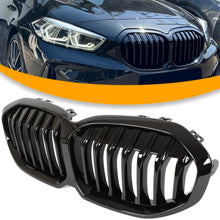 BMW 1 F40 2019- atrapa między reflektory (nerki) BLACK GLOSSY SINGLE BAR