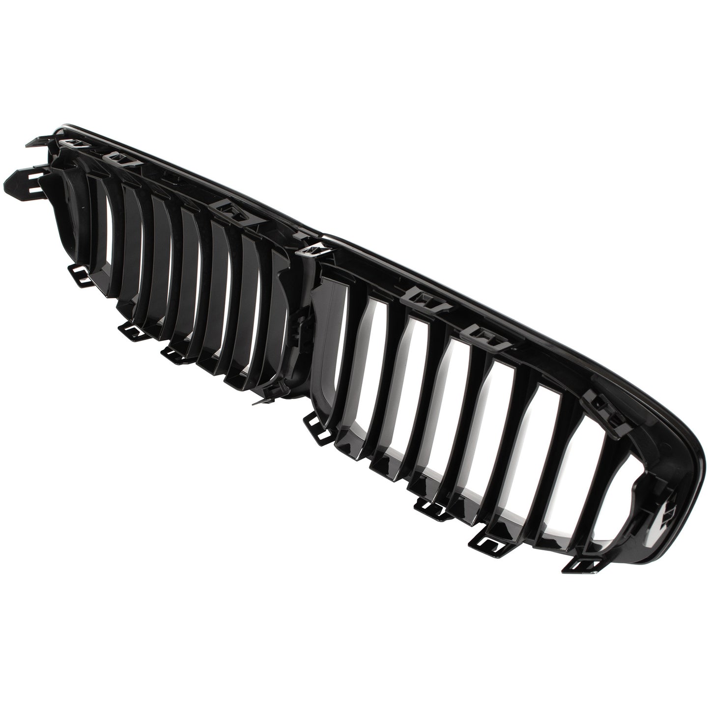 BMW 1 F40 2019- atrapa między reflektory (nerki) BLACK GLOSSY SINGLE BAR