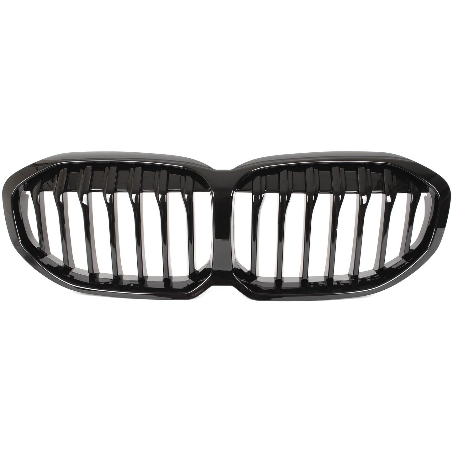 BMW 1 F40 2019- atrapa między reflektory (nerki) BLACK GLOSSY SINGLE BAR