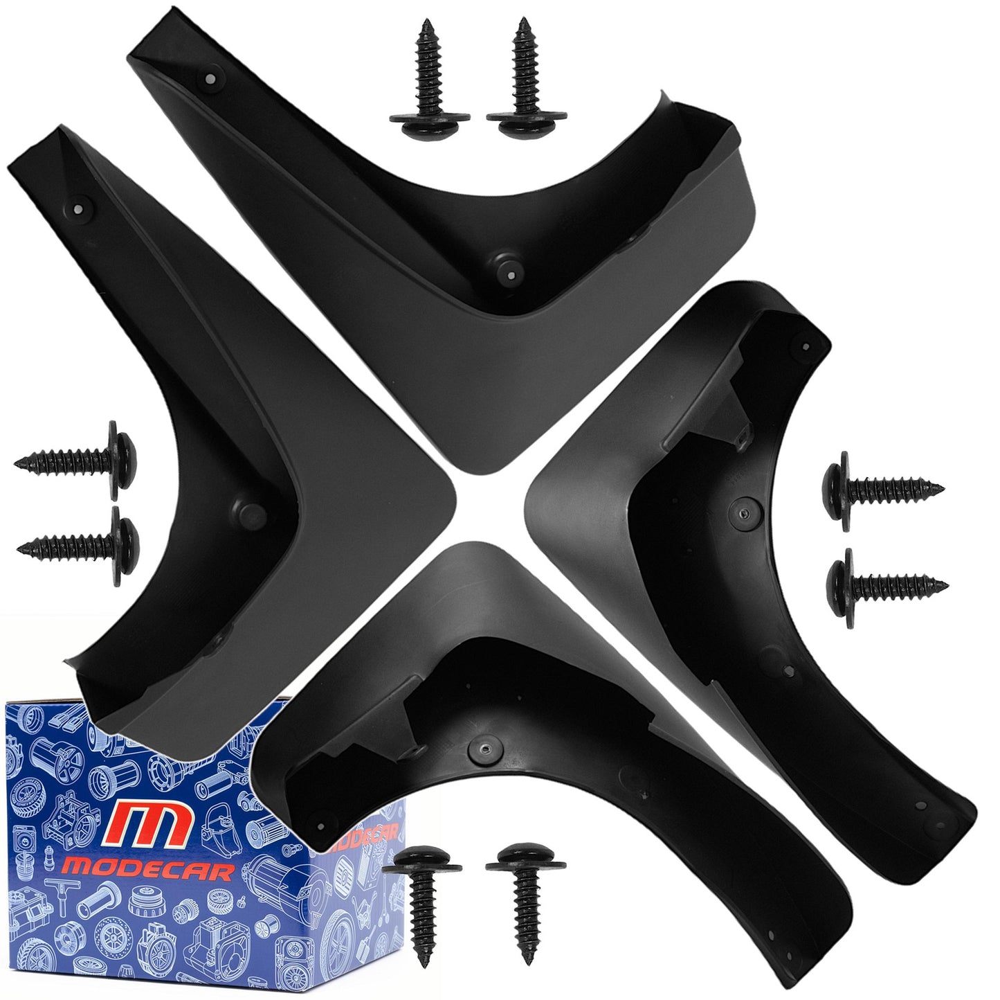 BMW X5 E70 2006-2013 CHLAPACZE DEDYKOWANE przód + tył + wkręty