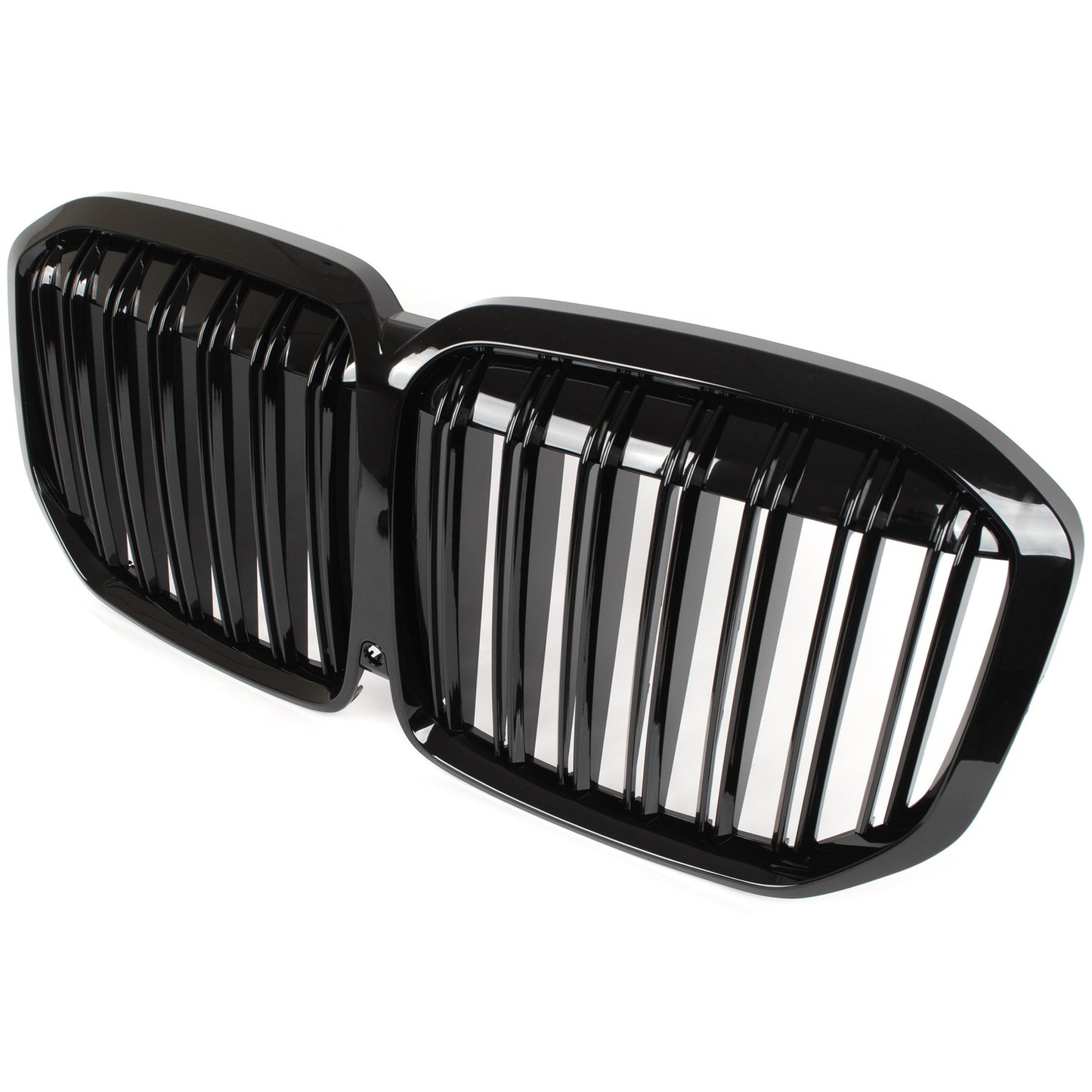 BMW X7 G07 19-21 atrapa między reflektory (nerki) BLACK GLOSSY DOUBLE BAR