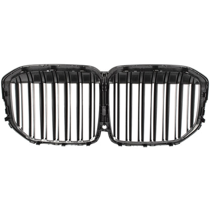 BMW X7 G07 19-21 atrapa między reflektory (nerki) BLACK GLOSSY DOUBLE BAR