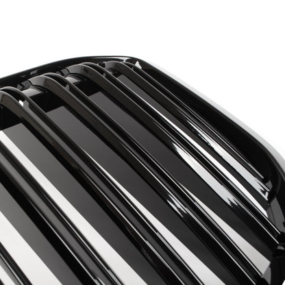 BMW X7 G07 19-21 atrapa między reflektory (nerki) BLACK GLOSSY DOUBLE BAR