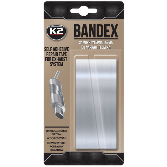 Bandaż do tłumika wysokotemperaturowy K2 BANDEX 100cm B305
