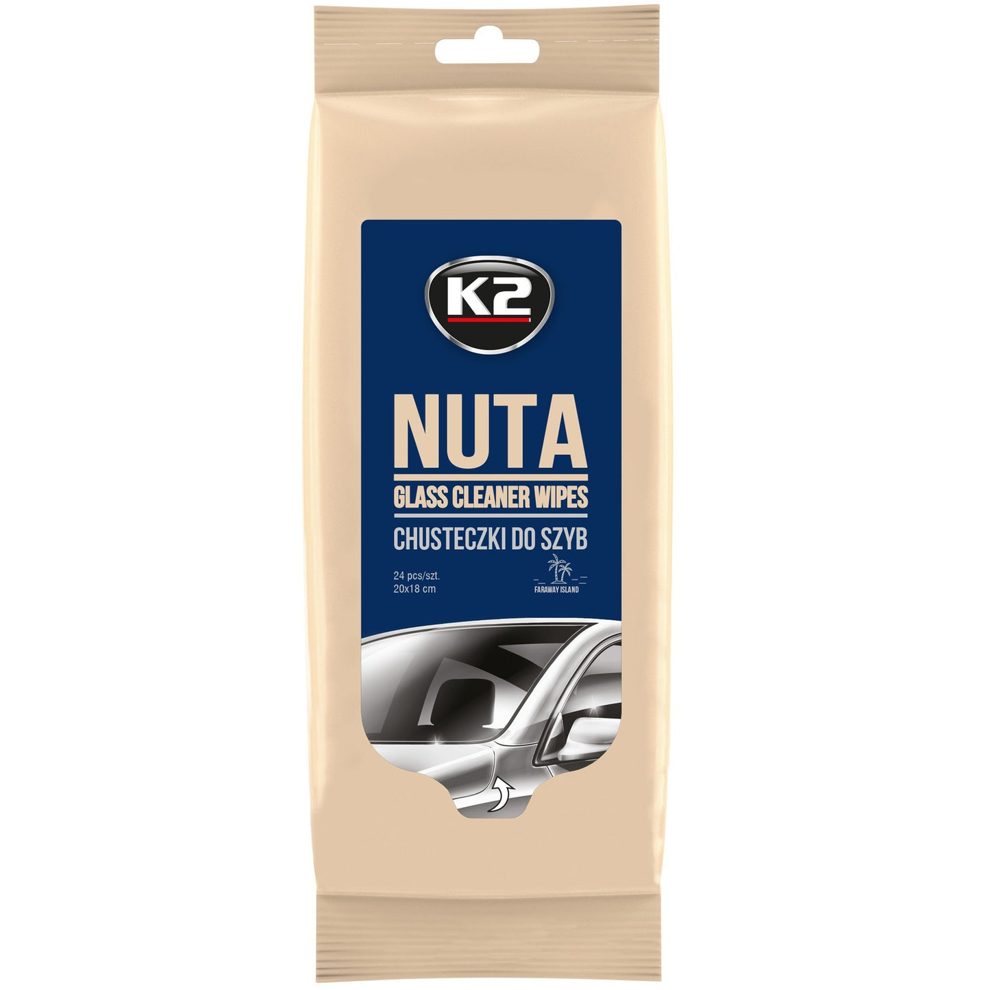 Chusteczki do mycia szyb K2 NUTA WIPES K500
