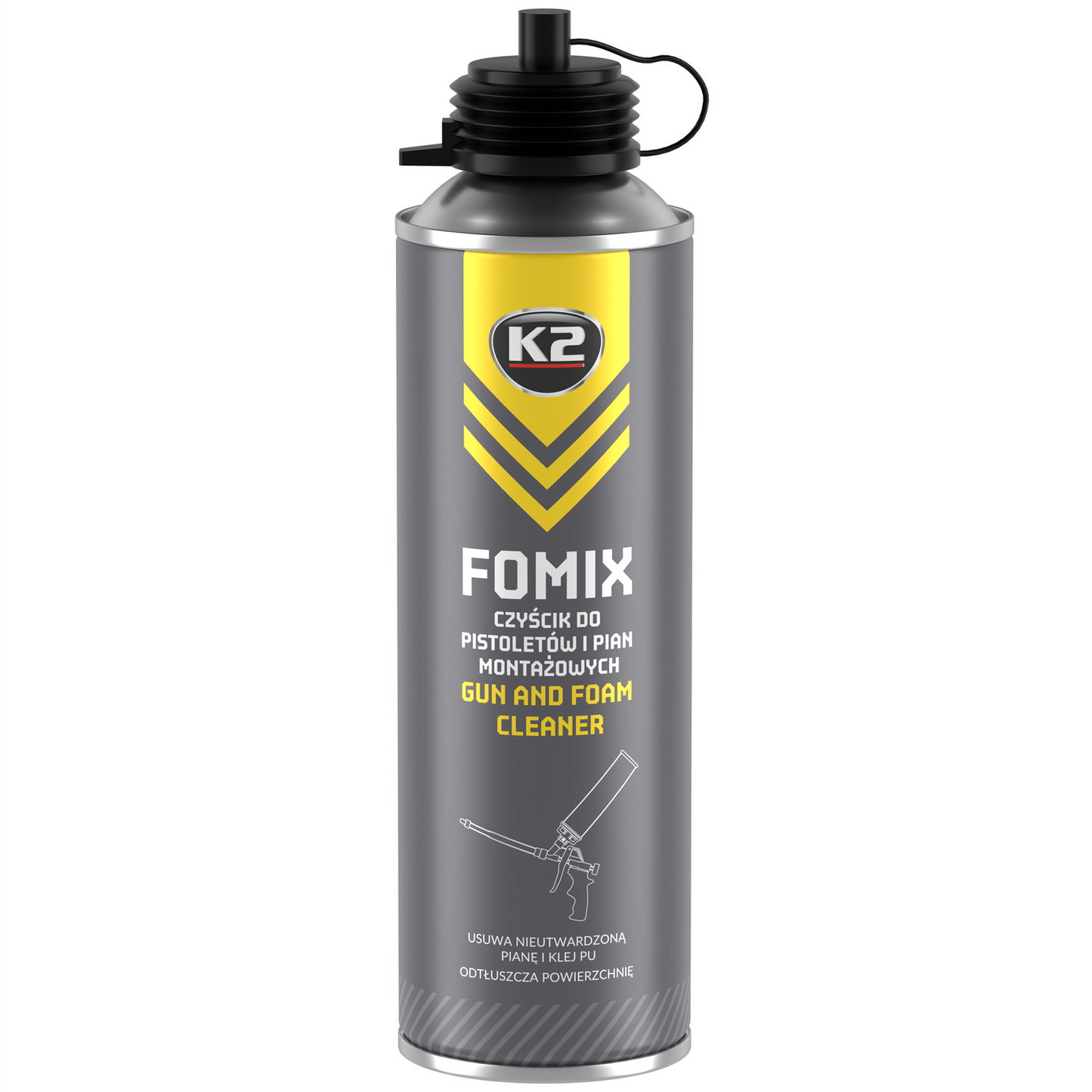 Czyścik do pian montażowych i pistoletów K2 FOMIX 500ml B519