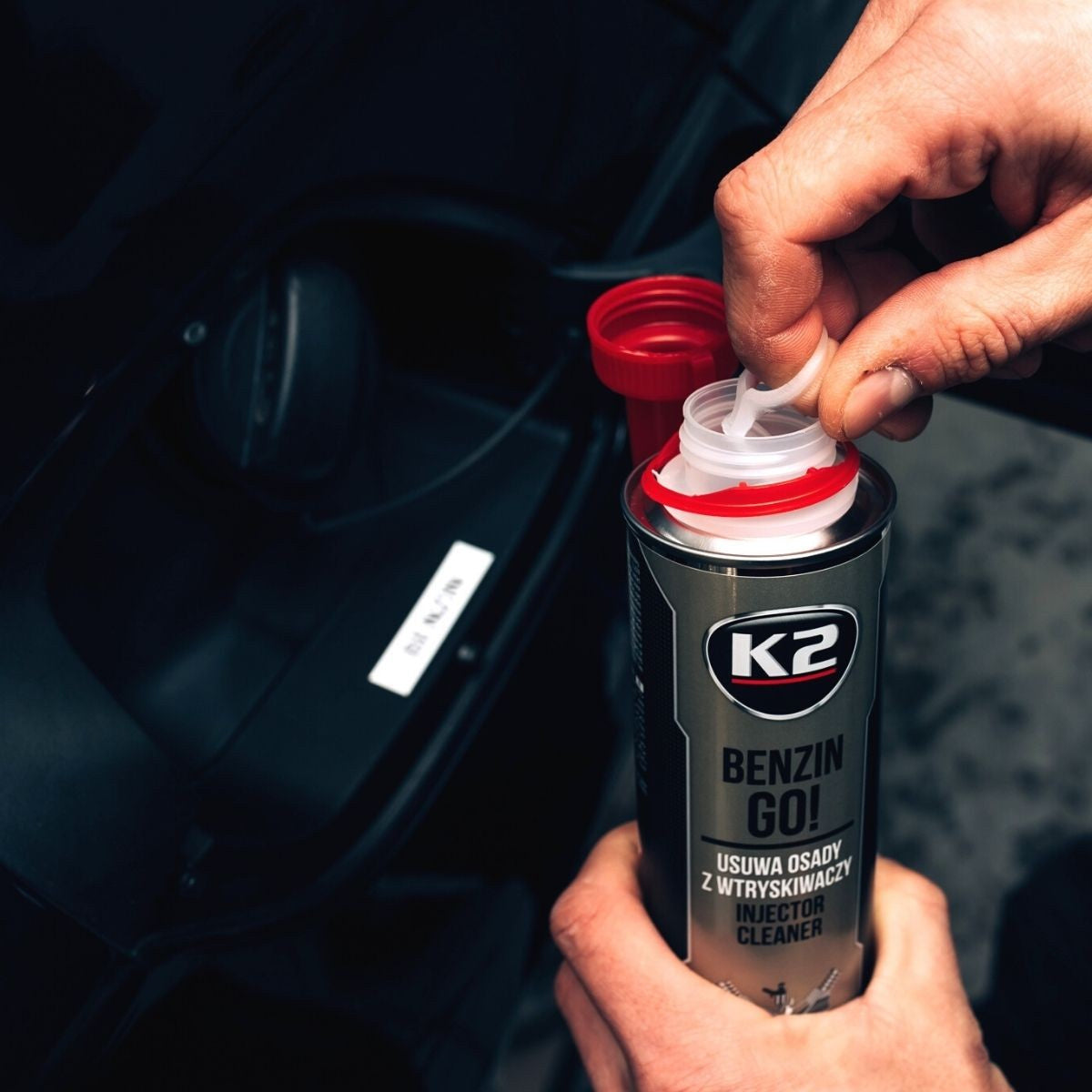 K2 BENZIN GO! T322 DODATEK DO PALIWA CZYŚCI WTRYSKIWACZE BENZYNA 250ml