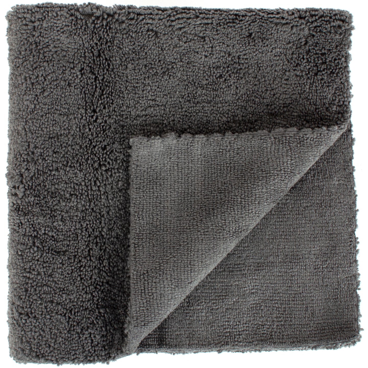 M MODECAR Double-sided towel with long and short pile 40x40cm 380gsm GREY
