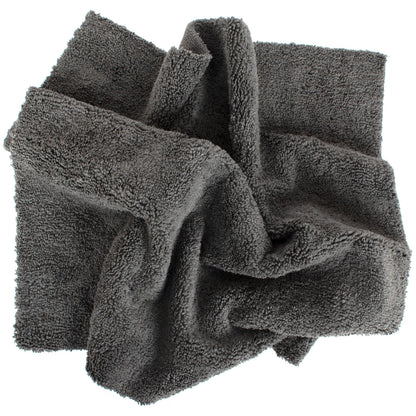 M MODECAR Double-sided towel with long and short pile 40x40cm 380gsm GREY