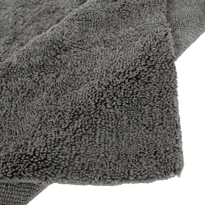 M MODECAR Double-sided towel with long and short pile 40x40cm 380gsm GREY