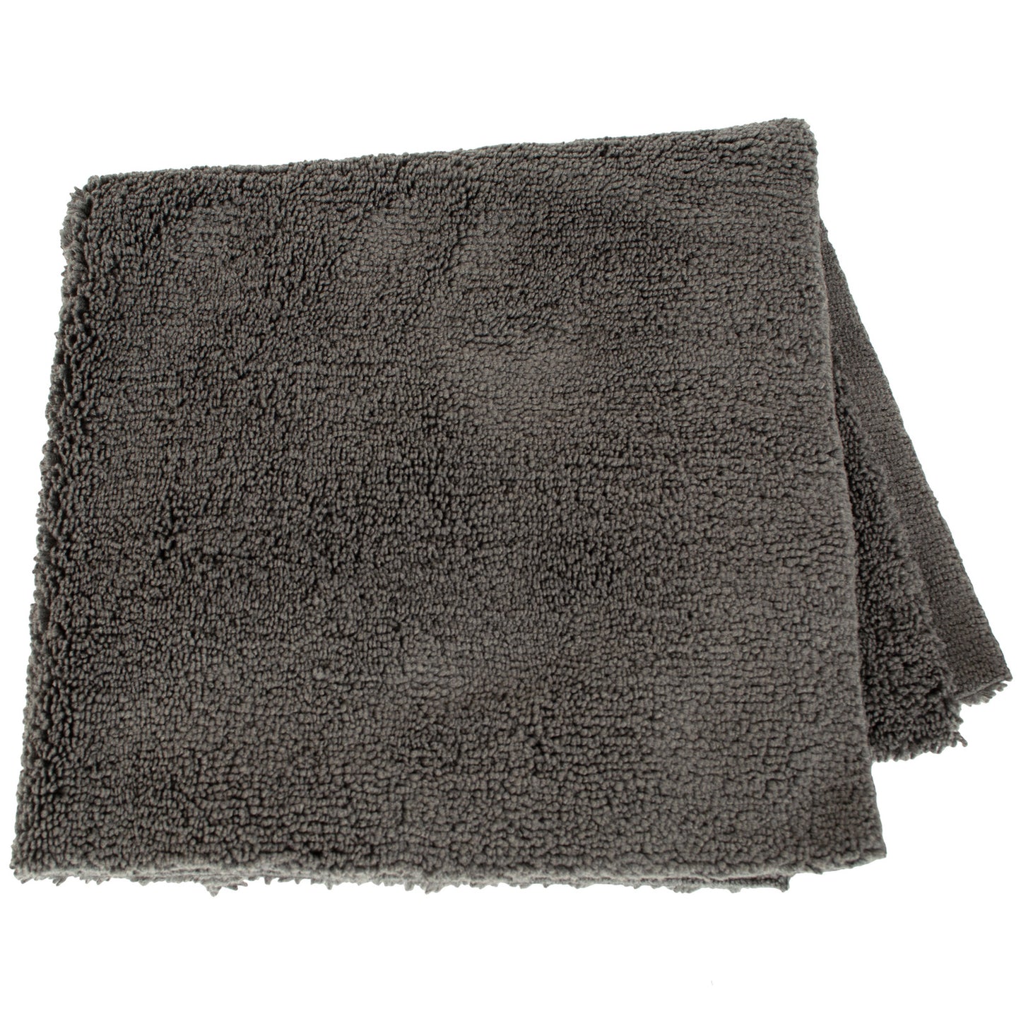 M MODECAR Dwustronny ręcznik z długim i krótkim włosiem 40x40cm 400gsm SZARY