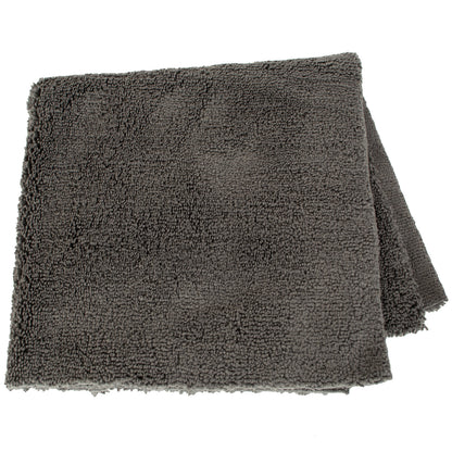 M MODECAR Dwustronny ręcznik z długim i krótkim włosiem 40x40cm 400gsm SZARY